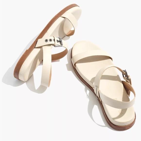 Madewell Louisa slingback sandal pale oyster - Picture 1 of 8